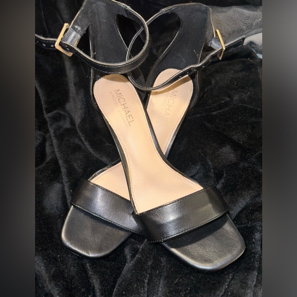 Michael By Michael Shannon Stella High Heel Ankle Strap Sandals Size 10